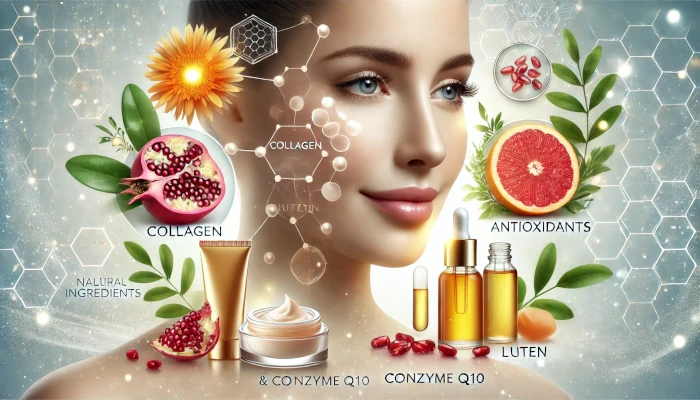 : GlamUp Calivita Ingrediente principale: Colagen Hidrolizat, Acid Hialuronic, Extract de Rodie, Acid Alfa Lipoic, Coenzima Q10, Complex de Carotenoide, Vitamine și Antioxidanți.