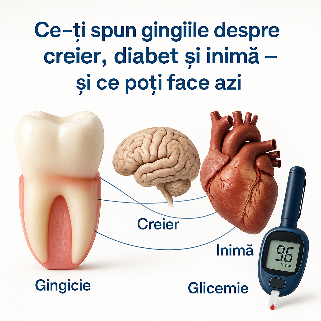 Ce-ți spun gingiile despre creier, diabet și inimă — și ce poți face azi