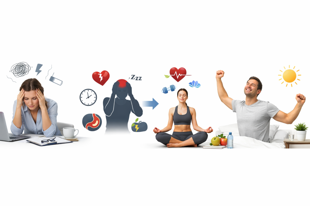 Persoane epuizate de stres și metode naturale pentru recăpătarea energiei