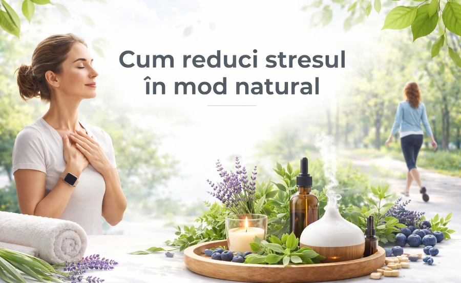 9 metode eficiente pentru reducerea stresului în mod natural Cum reduci stresul în mod natural – imagine reprezentativă pentru metode eficiente de echilibru mental și relaxare