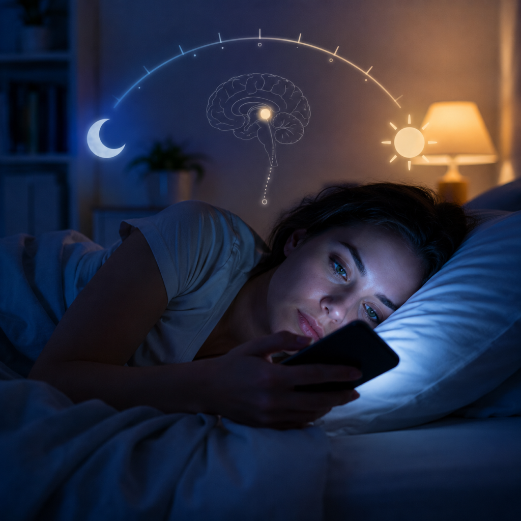 Cum afectează telefonul producția naturală de melatonină