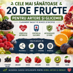 Cele mai sănătoase 20 de fructe pentru artere și glicemie top20